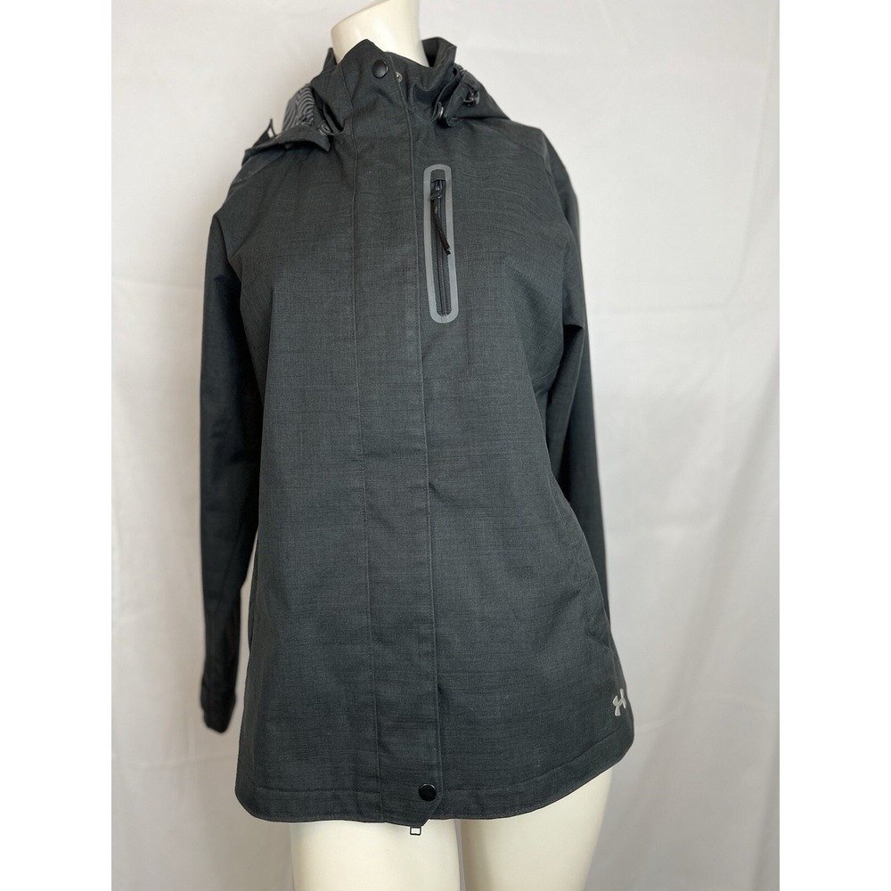 Under Armour Women's Storm Coldgear  Infrared Rain Jacket Shell Only Charcoal SM